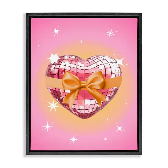 Stupell Industries Heart Disco & Ribbon Floating Frame Design by Susan Arnot {14}