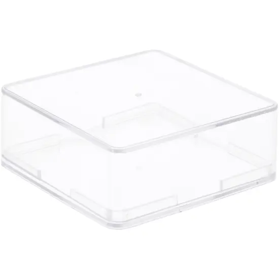 Pioneer Plastics 133C-UV Clear Plastic Hockey Puck Display Case (UV Resistant), 2.875" W x 2.875" D x 1.0625" H {1}