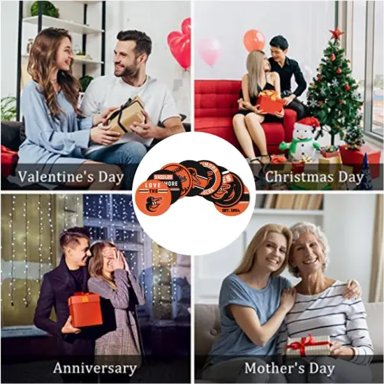 8 Pcs Baseball Diamond Art Coasters Kits with Holder, Diamond Painting Coaster Kits DIY Crafts for Adults Diamond Art Painting Kits Supplies for Baltimore Gift {4}