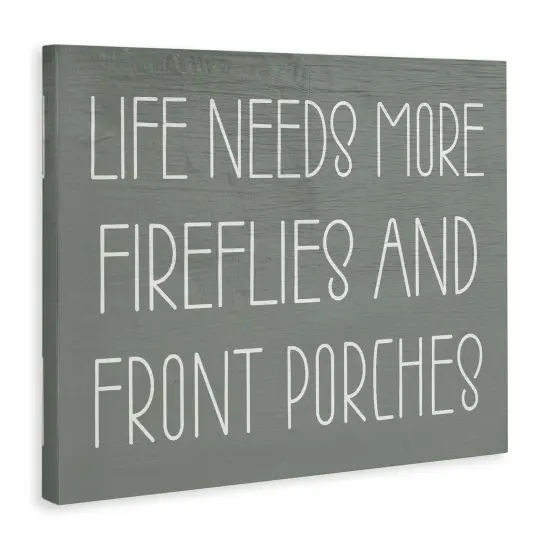 Stupell Industries Fireflies & Front Porches Canvas Design by Lil' Rue {3}