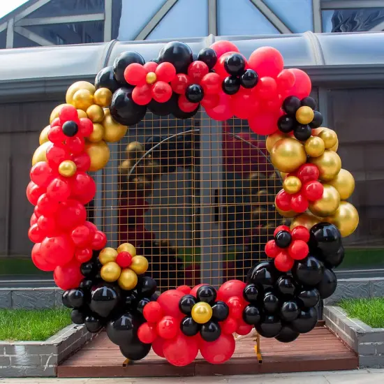 Red Balloon Arch Kit 111Pcs 18 12 5 Inch Latex Party Balloons Garland for Birthday Baby Shower Wedding Engagement Anniversary Christmas Party Decorations {4}