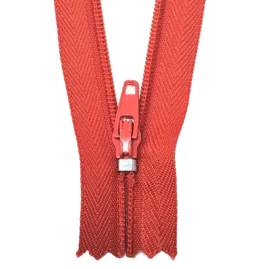 7 Inch Nylon Zippers #3 Closed Bottom Orange&nbsp; {4}