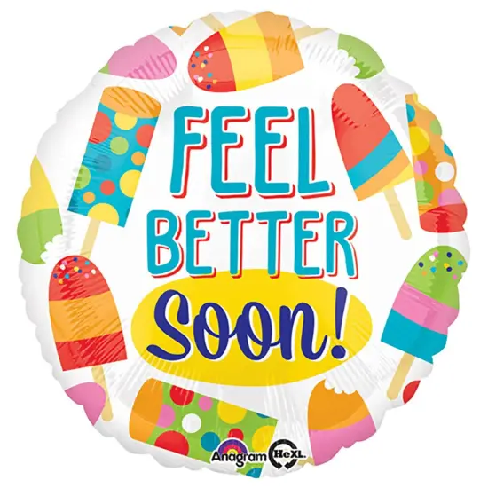 Anagram&reg; Feel Better Soon Popsicle Balloon 18 Inch {2}