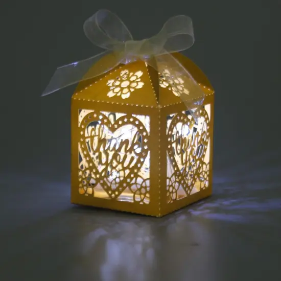 100pcs Thank You Gift Boxes Wedding Party Favor Boxes {3}