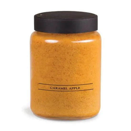 26 Ounce Yellow Caramel Apple Paraffin Wax Jar Candle Perfect for Seasonal Decor or Gifting {1}