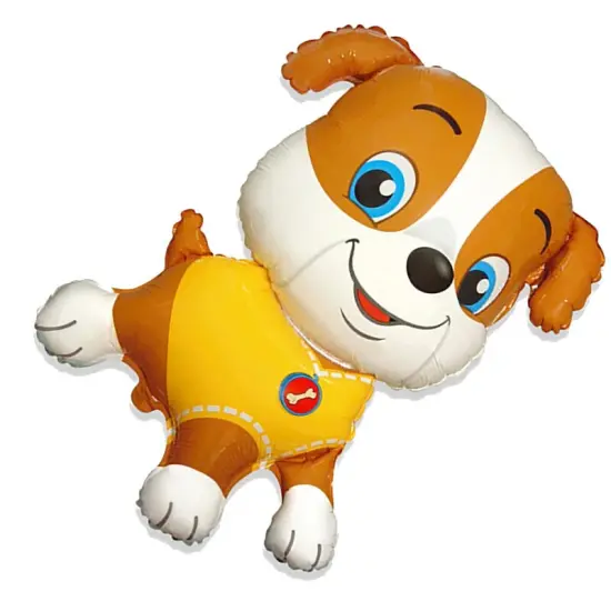 Bulldog Puppy Foil Balloon Unique Shape 30" Dog Party Theme {3}