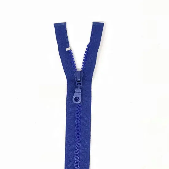 Royal Blue Molded Plastic Jacket Zipper 5MM 9 Inches Open Bottom Separating {2}