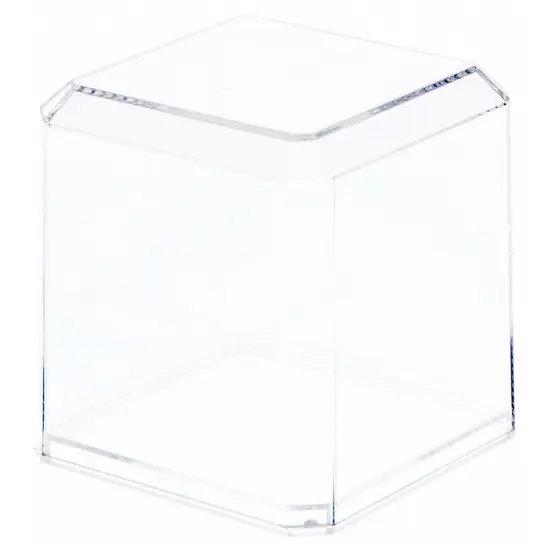 Pioneer Plastics 033C-UV Clear Plastic Baseball Display Case (UV Resistant), 3" W x 3" D x 3" H {1}