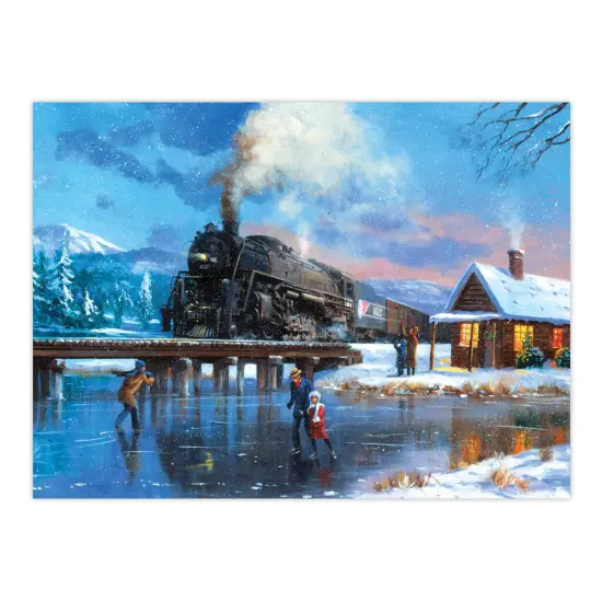 PAL25 | Painting by numbers&trade; 13pc 11.25" x 13.375" Winter Magic Painting Project {2}
