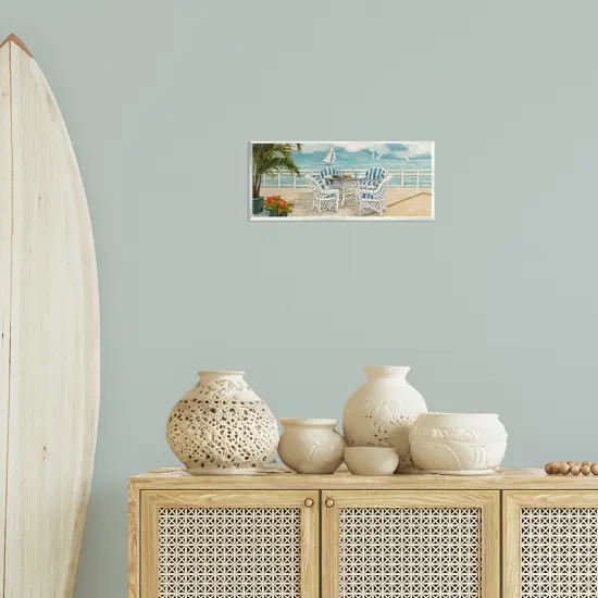 Stupell Industries Summer Beach View Deck Wall Plaque Design by Charlene Olson {2}