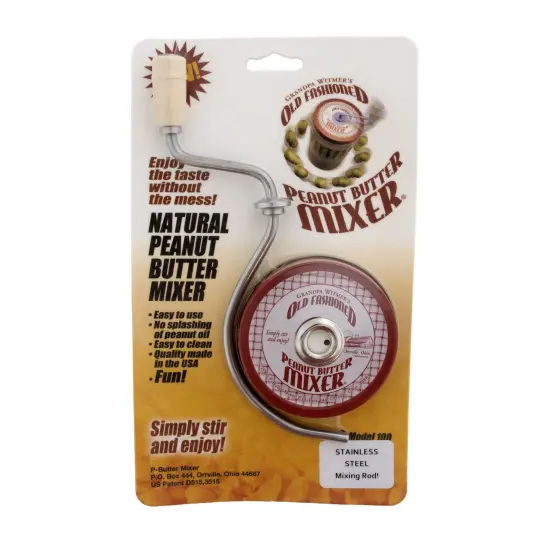 Peanut Butter Stirrer fits 16 ounce Jars with 3 inch lids {1}
