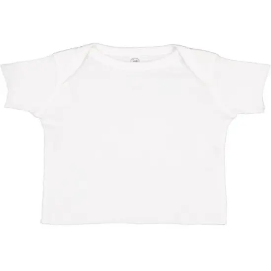 Rabbit Skins&reg; Infant Baby Rib T-Shirt-3400 White {1}