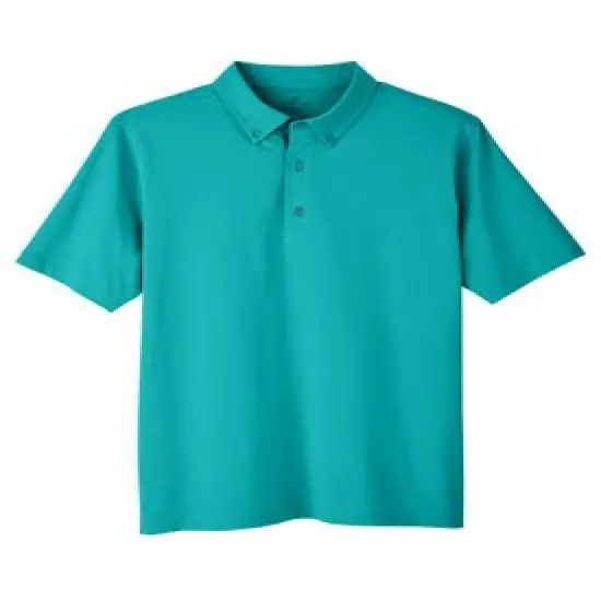 UltraClub&reg; Men's Lakeshore Stretch Cotton Performance Polo Jade {1}