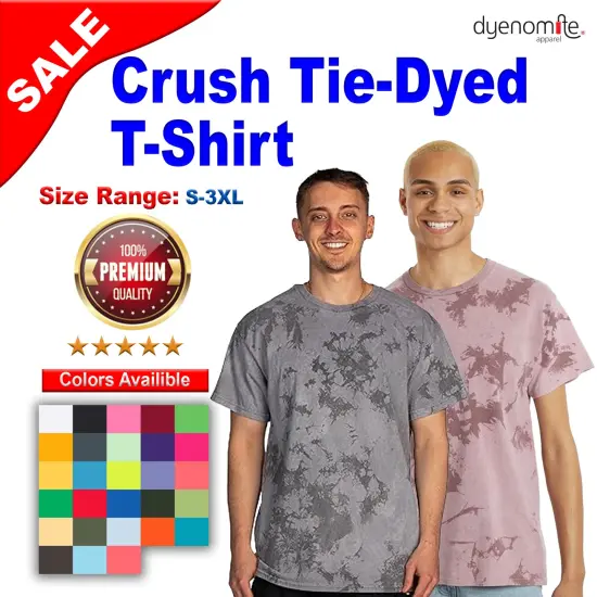 Dyenomite&reg; Crush Tie-Dyed T-Shirt Stone {2}