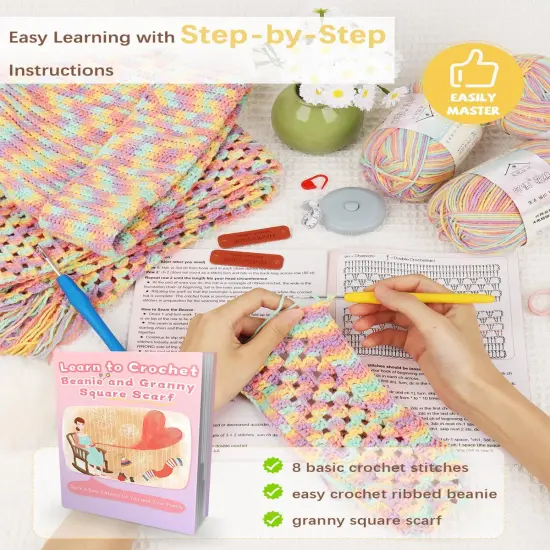 Crochet Kit for Beginners-Crochet Kit for Adults & Kids {2}