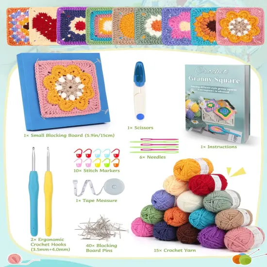 Crochet Starter Kit for Beginners {6}
