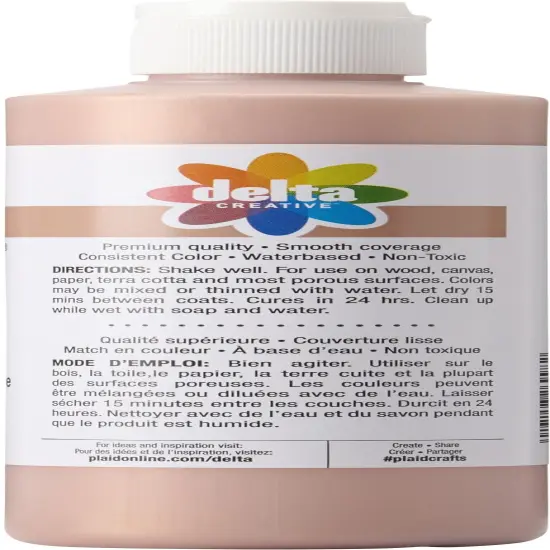 Delta Ceramcoat Metallic Acrylic Paint 8oz {3}