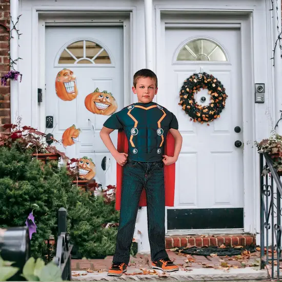 Thor Costume Top For Boys With Muscle Chest Padding {3}