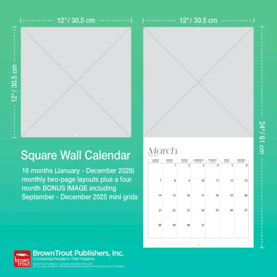 Large Print | 2026 17 x 12 Inch Monthly Desk Pad Calendar {6}