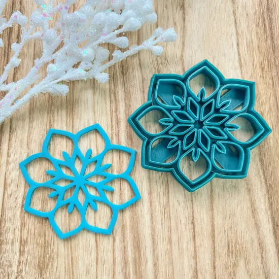 Snowflake Cutout Christmas Ornament Clay Cutters | Snowflake | Ornament Cutter {1}