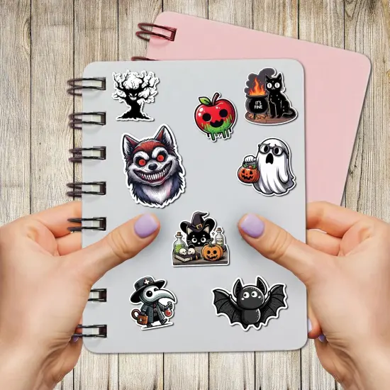 50 PCS Halloween Stickers {4}