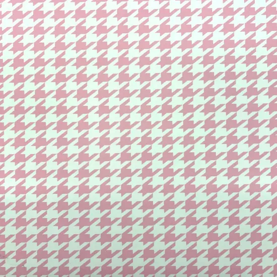 1 Yard Baby Pink Houndstooth Print Spandex Fabric Four-Way Stretch Swimwear Leggings 58/60 Inches Wide {2}