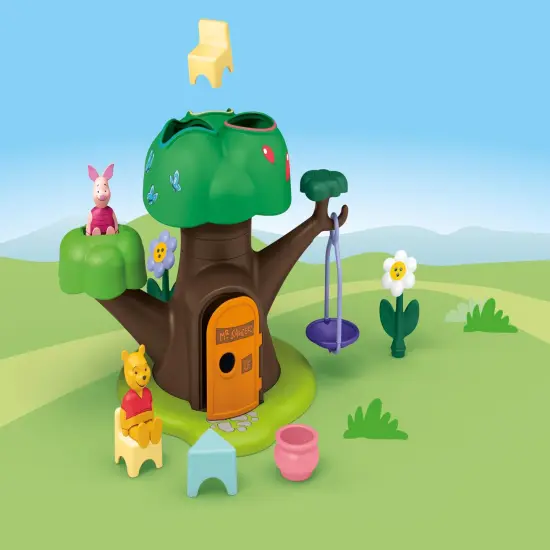 Playmobil Junior & Disney: Winnie The Pooh's & Piglet's Tree House {3}
