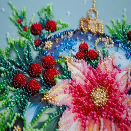 Bead embroidery kit - Christmas glow {5}