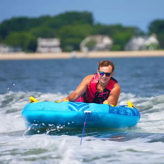 Swimline Inflatable Surge Performance 2-Person Water Towable - 56" - Blue {3}