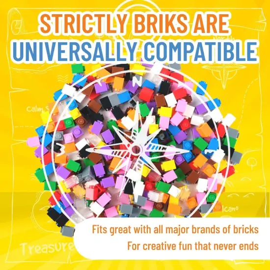 Strictly Briks Classic Bricks Starter Kit, 12 Colors, 288 Pieces, 1x1 Stud, Building Creative Play Set for Ages 3-14, 100% Compatible with All Major Brick Brands Multicolor {4}