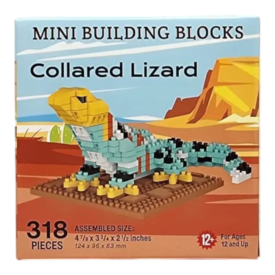 Mini Building Blocks - Collared Lizard {1}