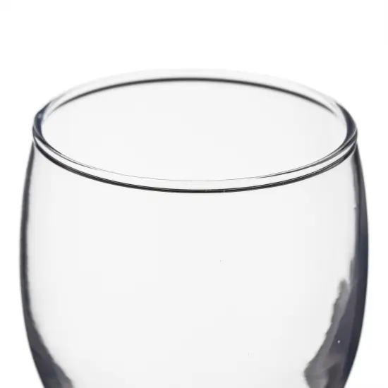 Set of 4 Short Stemmed Small Wine Glasses for Tasting, Port, White Wine, Juice (4.5 oz) Clear {7}