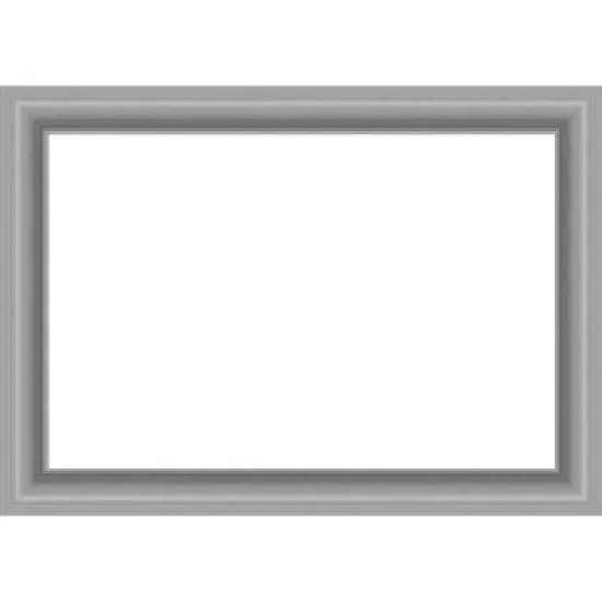 Peak Polished Nickel Framed Dry Erase Magnetic Board {1}