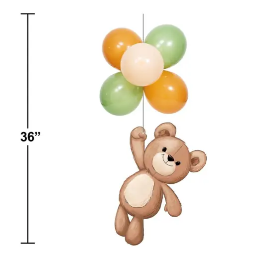 6 pc Bulk Teddy Bear Hanging Decor w/ Latex {5}