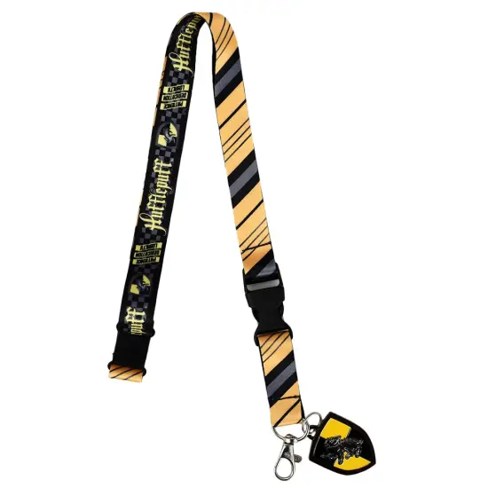 Harry Potter Hufflepuff Characteristics Enamel Charm Lanyard {3}