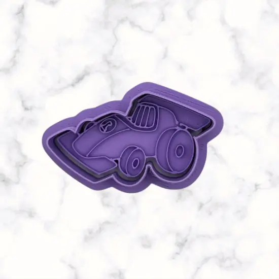 Race Car (A) Cookie Cutter and Stamp {3}