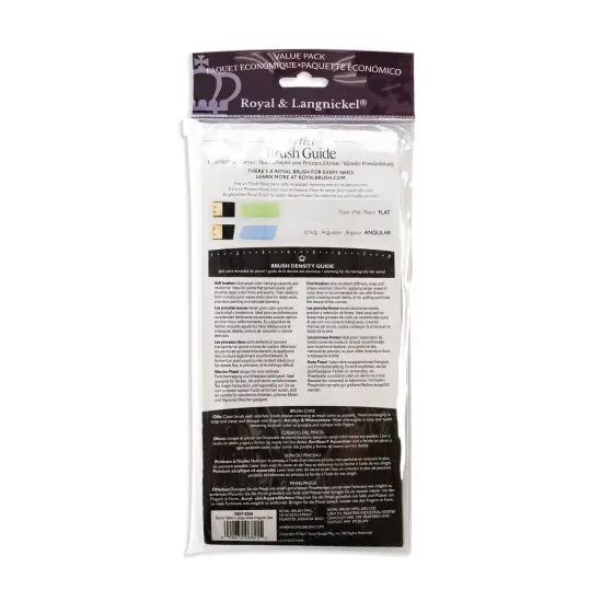 RSET-9359 | 3pc Firm Bone Taklon Large Area Angular Brush Set {6}