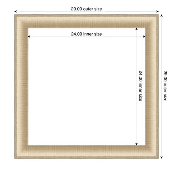 Elegant Framed Dry Erase Magnetic Board Honey {4}