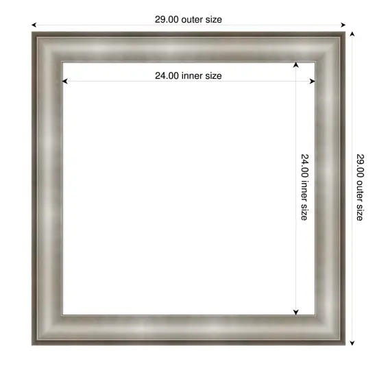 Imperial Framed Dry Erase Magnetic Board Silver {4}