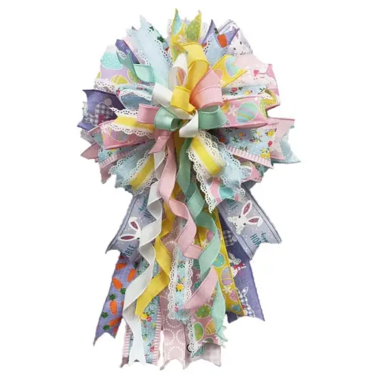 2.5" Easter Egg Lace Ribbon: Light Pink (10 Yards) {3}