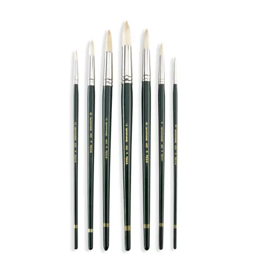 RSET-400R | Regis&trade; 7pc Oil & Acrylic Round Brush Set {2}