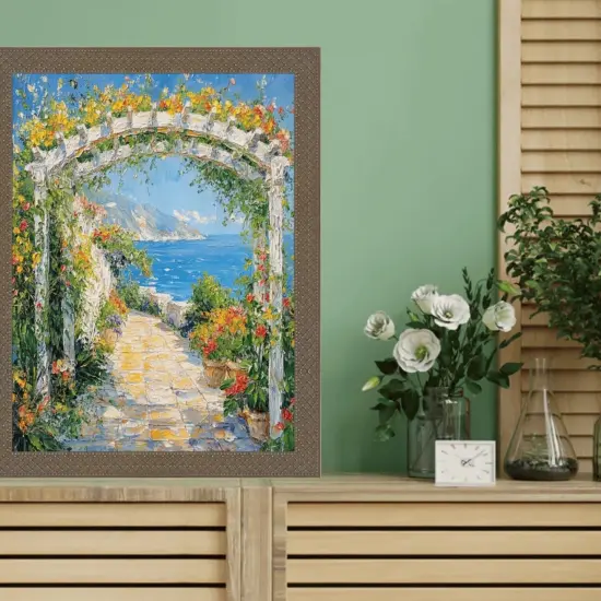 Slim Cris Cross Gothic Aged Antique Silver Picture Frame 18x24 frame {7}