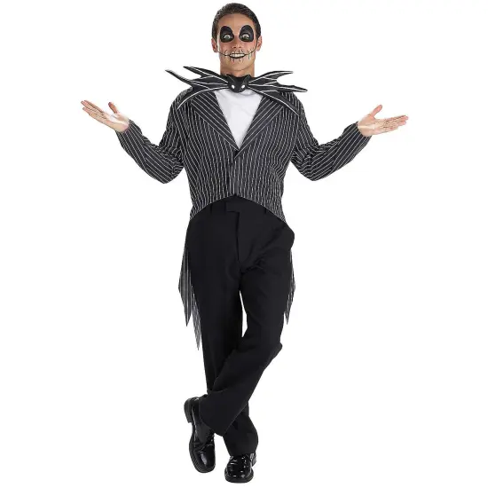 Disney Jack Skellington Scary Halloween Costume {1}