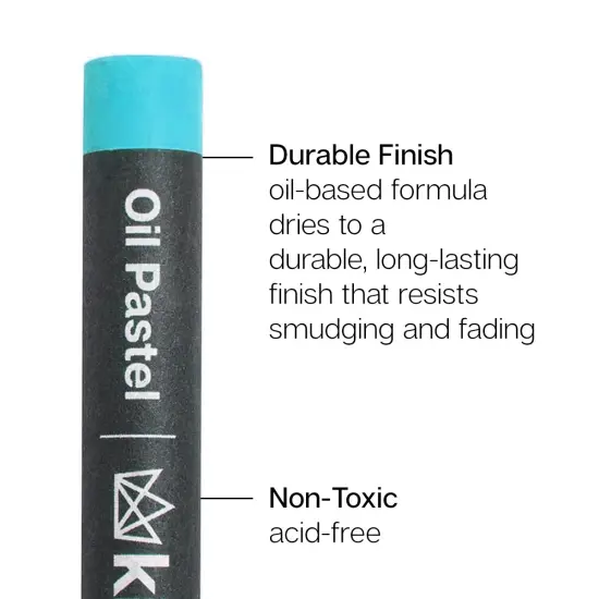 KINGART&reg; Oil Pastels 48 pc {3}