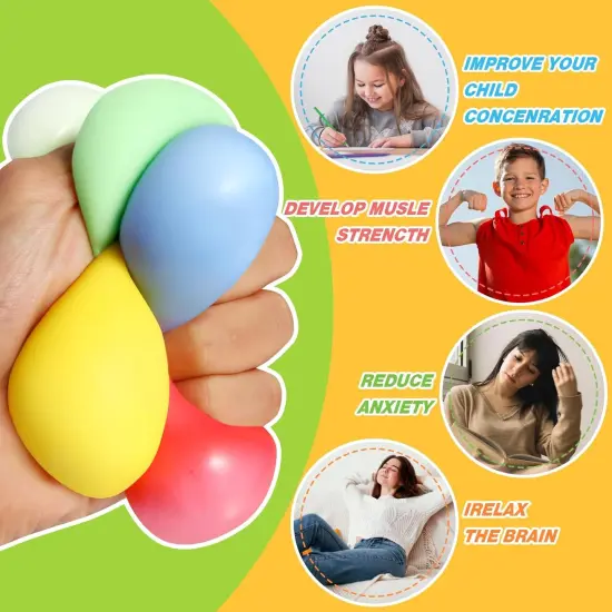 40 Pack Slow Rising Stress Cube Fidget Toys {4}