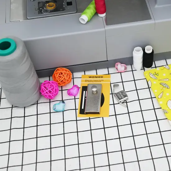 Magnetic Seam Guide for Sewing Machine,Guide Sewing Foot,Hem Guide,WENICE Sewing Machine Accessories 2Pcs {2}