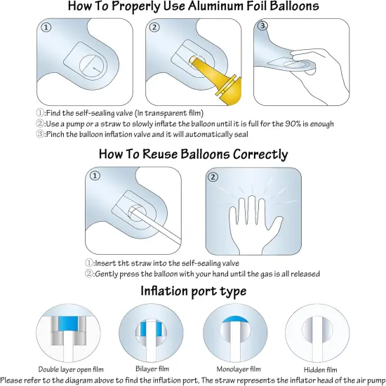 40 In Matte Blue Number Balloons {3}