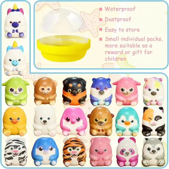 20 PACK Party Favors for Kids Filled with Squishy Toys {2}