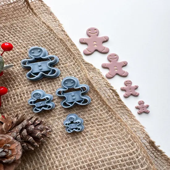 GINGERBREAD MEN | CLAY CUTTERS {1}