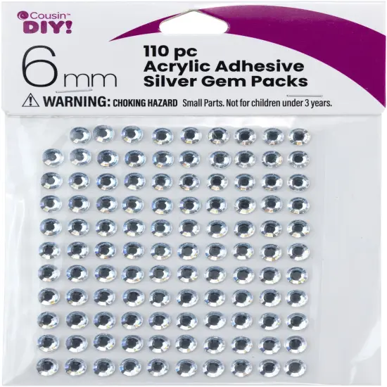 CousinDIY Acrylic Adhesive Gems 6mm {2}